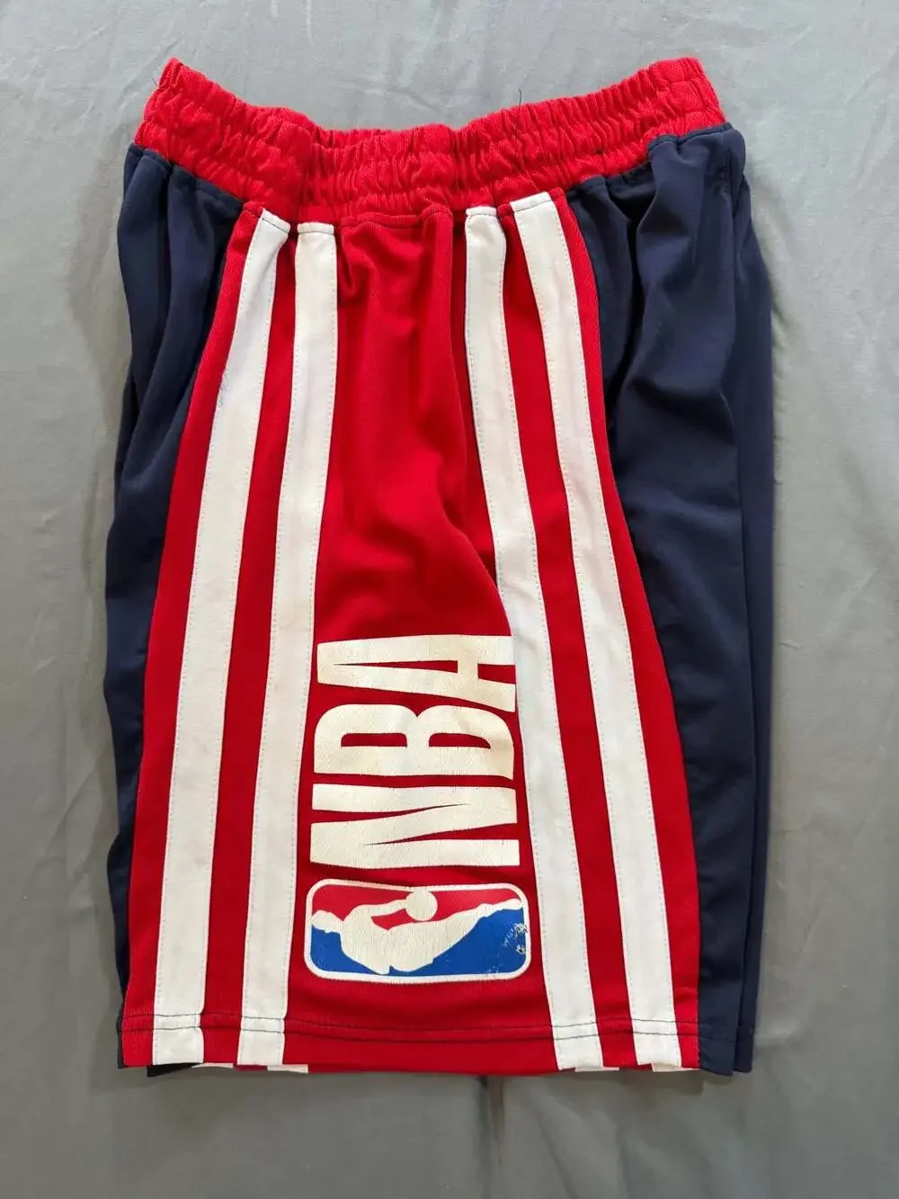 NBA Red White and Navy Blue Athletic Basketball Shorts